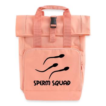 sperm squad - Sac à dos Roll Top à deux anses - rose liberty - Devant