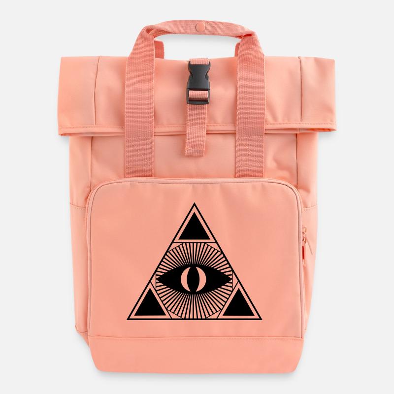 Eye - Sac à dos Roll Top à deux anses - rose liberty
