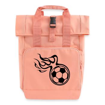 Soccer - Rolltop Rucksack mit zwei Griffen - Chintzrosa - Vorne