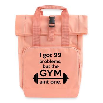 Gym - Rolltop Rucksack mit zwei Griffen - Chintzrosa - Vorne