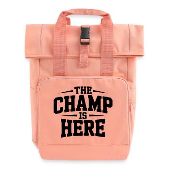 Der Champion ist da - Rolltop Rucksack mit zwei Griffen - Chintzrosa - Vorne