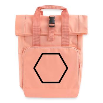 Polygon (fertigen) - Rolltop Rucksack mit zwei Griffen - Chintzrosa - Vorne