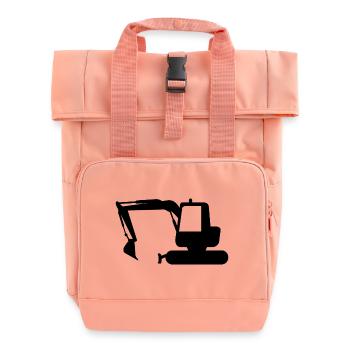 Bagger - Rolltop Rucksack mit zwei Griffen - Chintzrosa - Vorne