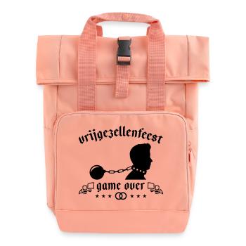 vrijgezellenfeest game over - Rolltop Rucksack mit zwei Griffen - Chintzrosa - Vorne
