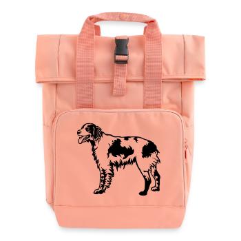 Epagneul Breton - Sac à dos Roll Top à deux anses - rose liberty - Devant