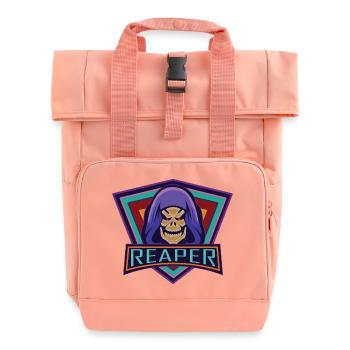 Sensenmann Reaper. - Rolltop Rucksack mit zwei Griffen - Chintzrosa - Vorne