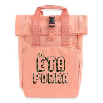 Êta Porra - Sac à dos Roll Top à deux anses - rose liberty - Devant