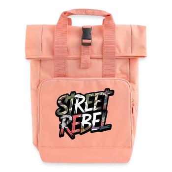 Street Rebel Camo Street Style Motif - Sac à dos Roll Top à deux anses - rose liberty - Devant