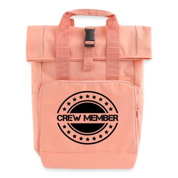 crew_member_sterne - Sac à dos Roll Top à deux anses - rose liberty - Devant