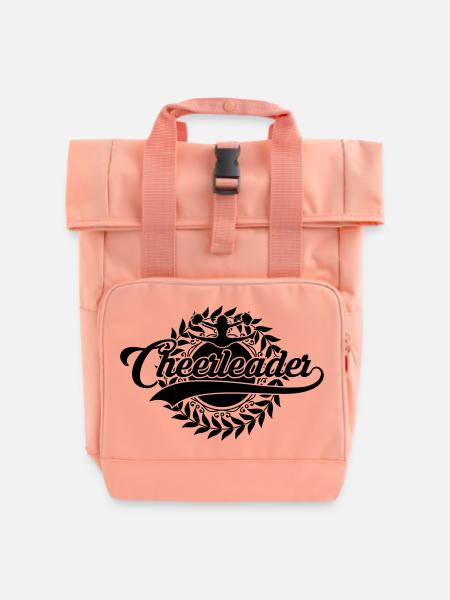 Cheerleader - Rolltop Rucksack mit zwei Griffen - Chintzrosa