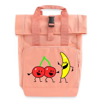 fruit salad two - Sac à dos Roll Top à deux anses - rose liberty - Devant