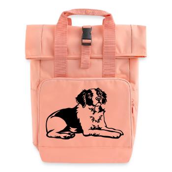 Epagneul Breton - Sac à dos Roll Top à deux anses - rose liberty - Devant
