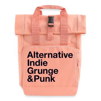 Style de musique Alternative Indie Grunge Punk - Sac à dos Roll Top à deux anses - rose liberty - Devant