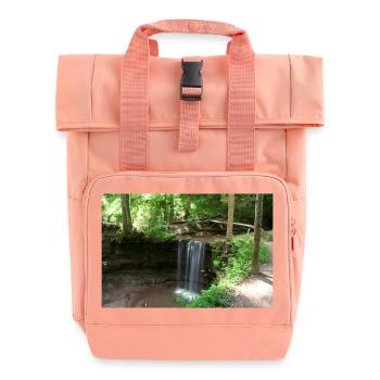 WASSERFALL HÖRSCHBACH BEI MURRHARDT - Rolltop Rucksack mit zwei Griffen - Chintzrosa - Vorne