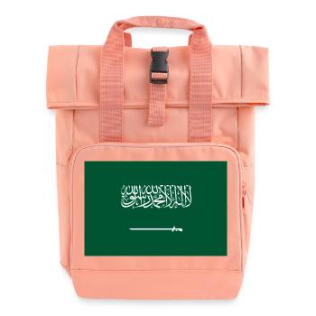 Saudi-Arabien - Rolltop Rucksack mit zwei Griffen - Chintzrosa - Vorne