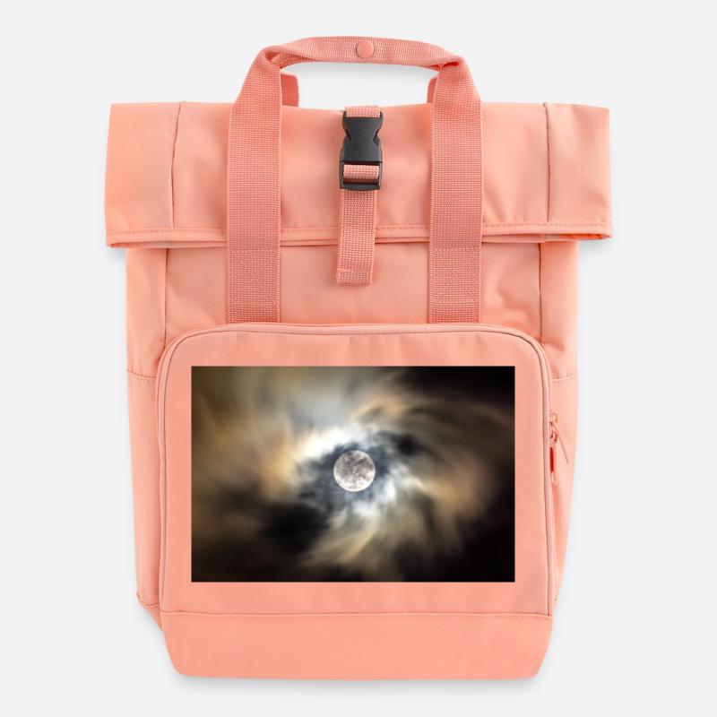 it's nice - Roll Top Backpack with Two Handles - chintz rose