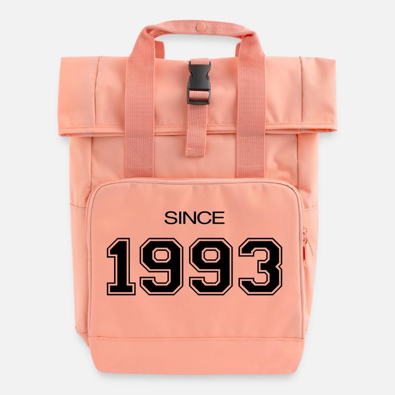 Cadeau d'anniversaire 1993 - Sac à dos Roll Top à deux anses - rose liberty