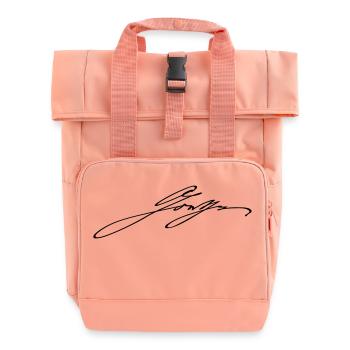Johann Wolfgang Goethe Signature - Rolltop Rucksack mit zwei Griffen - Chintzrosa - Vorne