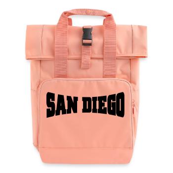 San Diego - Rolltop Rucksack mit zwei Griffen - Chintzrosa - Vorne
