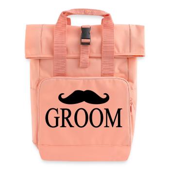 groom - Rolltop Rucksack mit zwei Griffen - Chintzrosa - Vorne