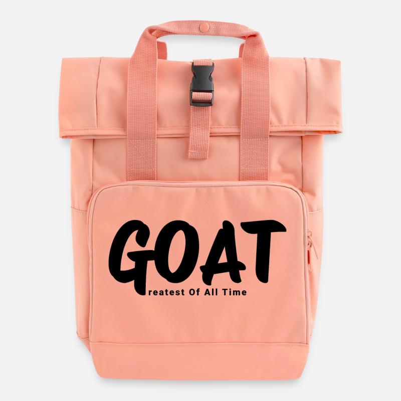 Die ZIEGE - Rolltop Rucksack mit zwei Griffen - Chintzrosa