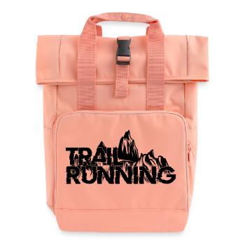 Trail Running Sports - Roll Top Backpack with Two Handles - chintz rose - Front