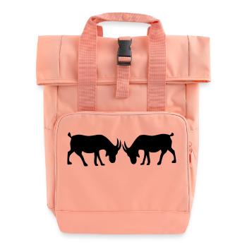 zicken - Rolltop Rucksack mit zwei Griffen - Chintzrosa - Vorne