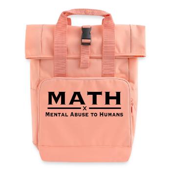 math - Rolltop Rucksack mit zwei Griffen - Chintzrosa - Vorne