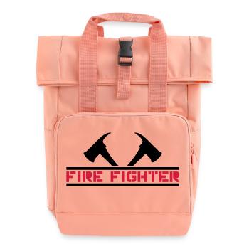 pompier de feu 2 axes - Sac à dos Roll Top à deux anses - rose liberty - Devant