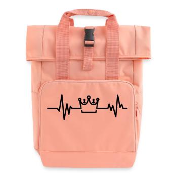 Roi - Sac à dos Roll Top à deux anses - rose liberty - Devant