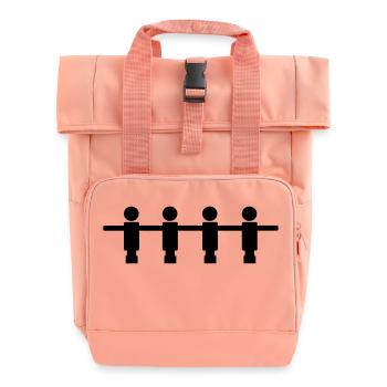 kicker_001 - Rolltop Rucksack mit zwei Griffen - Chintzrosa - Vorne