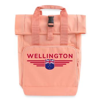 T-shirt Wellington pour les fans néo-zélandais - Sac à dos Roll Top à deux anses - rose liberty - Devant