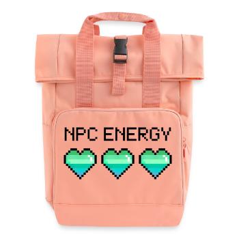 Énergie des PNJ - Sac à dos Roll Top à deux anses - rose liberty - Devant