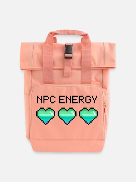NPC Energy - Rolltop Rucksack mit zwei Griffen - Chintzrosa