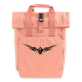 Tribal - Roll Top Backpack with Two Handles - chintz rose - Front