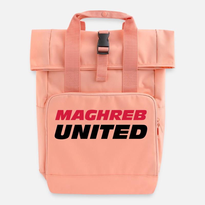 Maghreb United - Roll Top Backpack with Two Handles - chintz rose