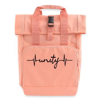 UNITY - Roll Top Backpack with Two Handles - chintz rose - Front