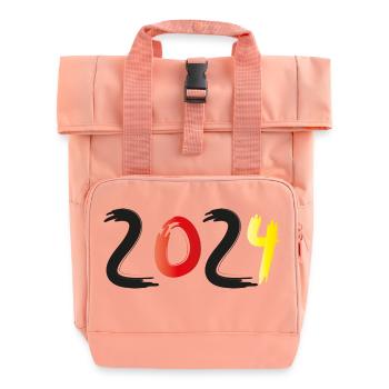 2024 - Rolltop Rucksack mit zwei Griffen - Chintzrosa - Vorne