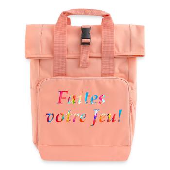 Will doch nur spielen 2 - Rolltop Rucksack mit zwei Griffen - Chintzrosa - Vorne