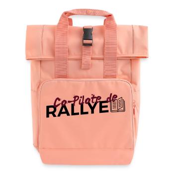 Copilote de Rallye - Sac à dos Roll Top à deux anses - rose liberty - Devant