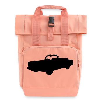 Lercabrio de voitures anciennes - Sac à dos Roll Top à deux anses - rose liberty - Devant