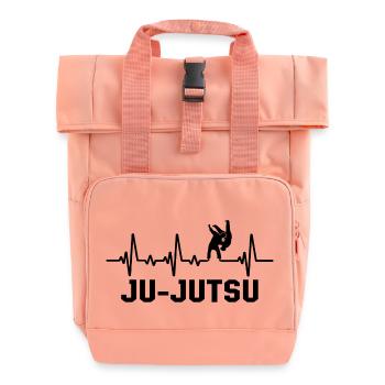 Ju-utsu t-shirt Jujutsu - Roll Top Backpack with Two Handles - chintz rose - Front