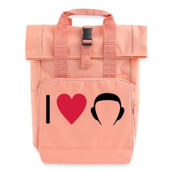 Wasserball - Rolltop Rucksack mit zwei Griffen - Chintzrosa - Vorne