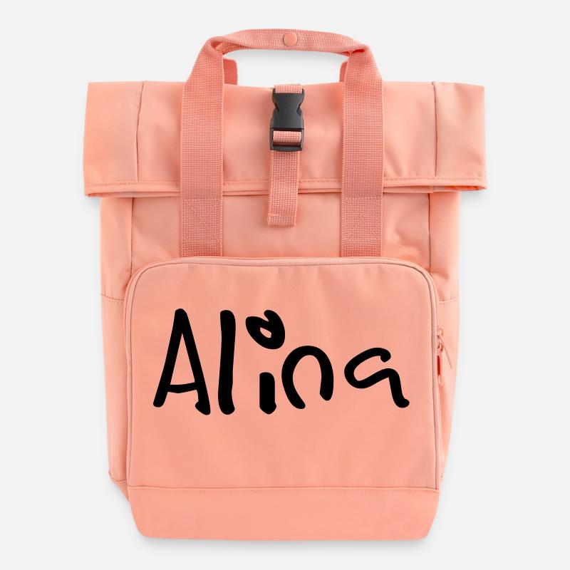 Alina - Sac à dos Roll Top à deux anses - rose liberty