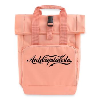 ANTICAPITALISME - Sac à dos Roll Top à deux anses - rose liberty - Devant