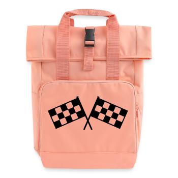 racing_flags_f1 - Sac à dos Roll Top à deux anses - rose liberty - Devant