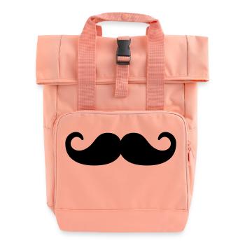 Mustache - Rolltop Rucksack mit zwei Griffen - Chintzrosa - Vorne