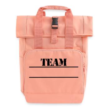 Team Design - Rolltop Rucksack mit zwei Griffen - Chintzrosa - Vorne