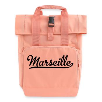 Marseille - Rolltop Rucksack mit zwei Griffen - Chintzrosa - Vorne