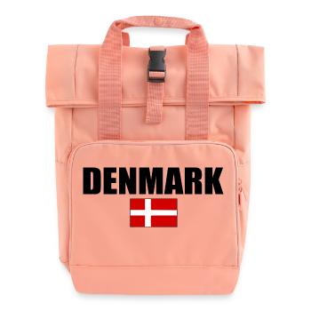 Dänemark - Rolltop Rucksack mit zwei Griffen - Chintzrosa - Vorne